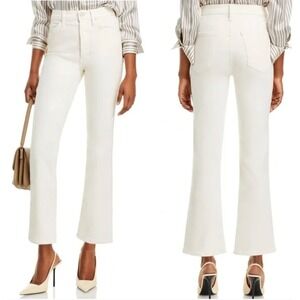 MOTHER Women's The Tripper Ankle Fray Play‎ Date Jeans Cream Women's Size 31